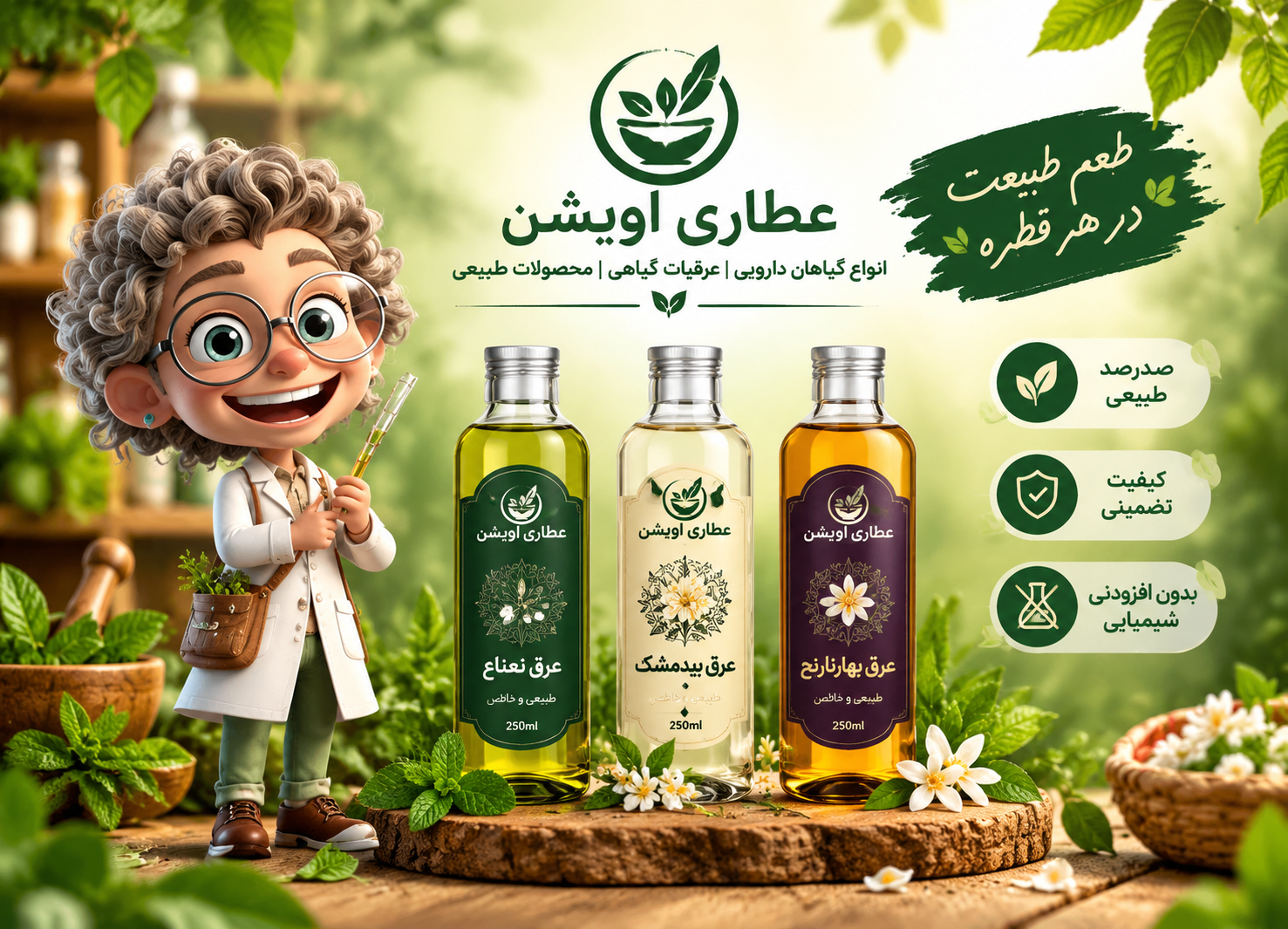 شربت های گیاهی